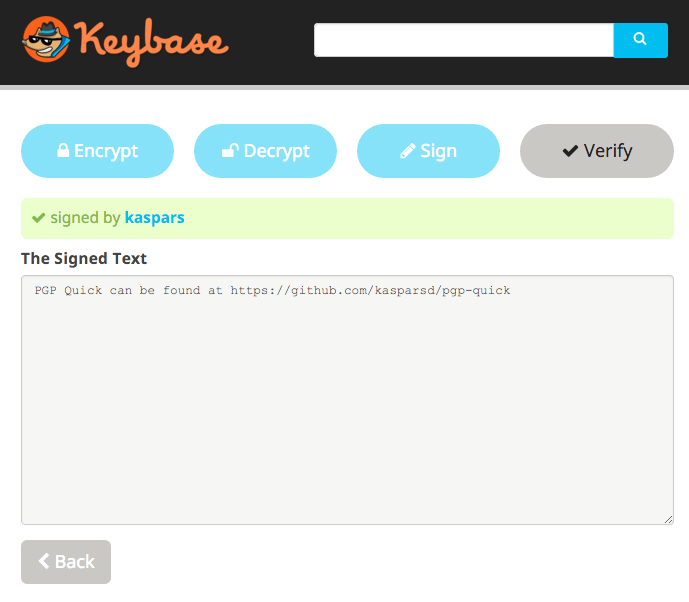 Verified as signed by Kaspars