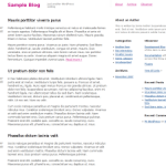 Agneka Simple WordPress Theme: Screenshot