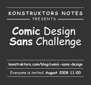 Comic Design Sans Challenge