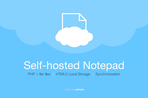 Self-hosted HTML5 Notepad App — Kaspars Dambis