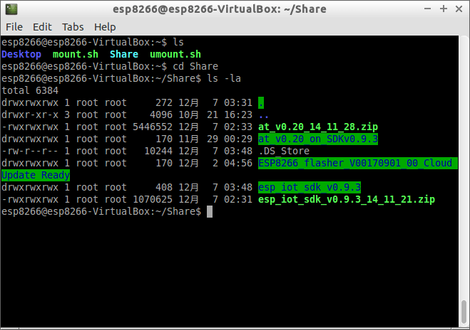 VirtualBox shared folder files owned by root in ESP8266 SDK