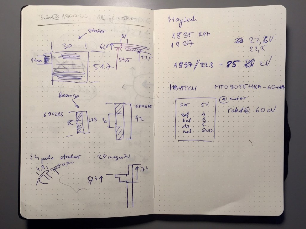 Notes on Maytech MTO9055HBM-60-HA hub motor for electric skateboards and longboards