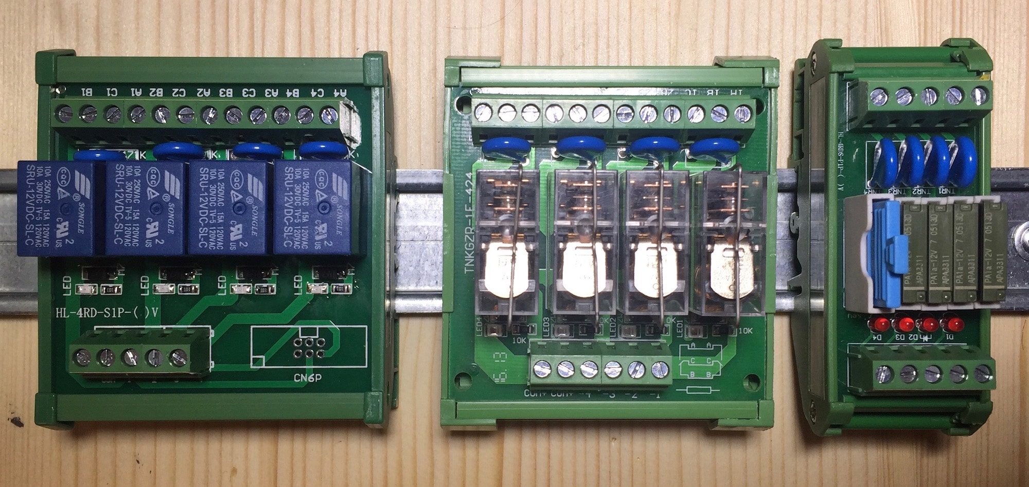 Songle, Omron and Panasonic Relays