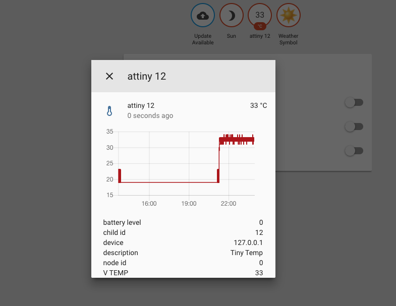 ATTiny841 Sending Temperature Data to MySensors on Raspberry Pi via RFM69CW