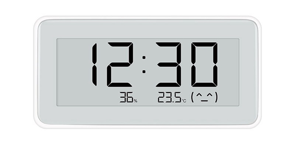 Xiaomi Mijia clock with temperature and humidity sensor and Bluetooth LE interface