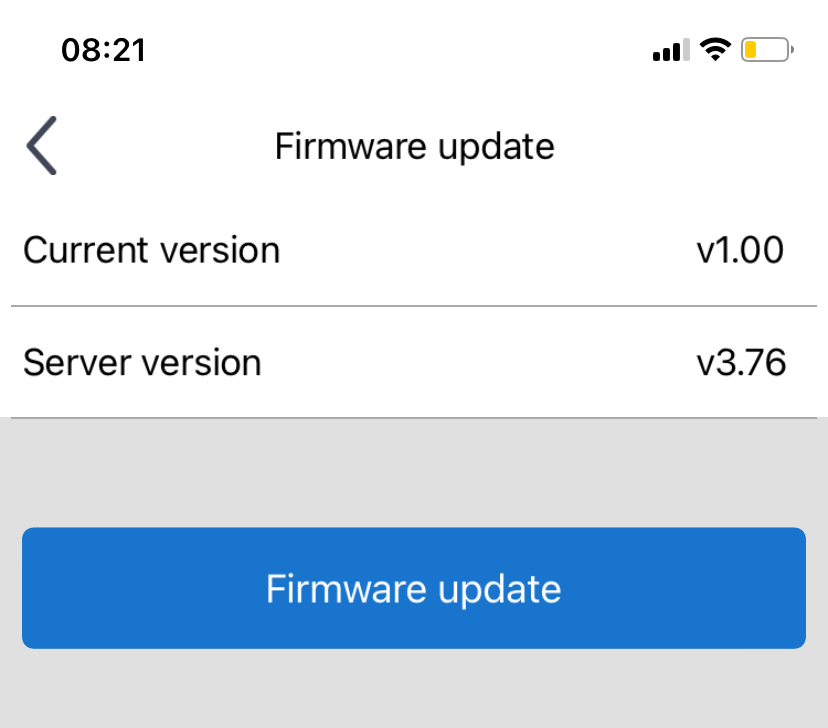 Gree firmware update from v1.00 to v3.76